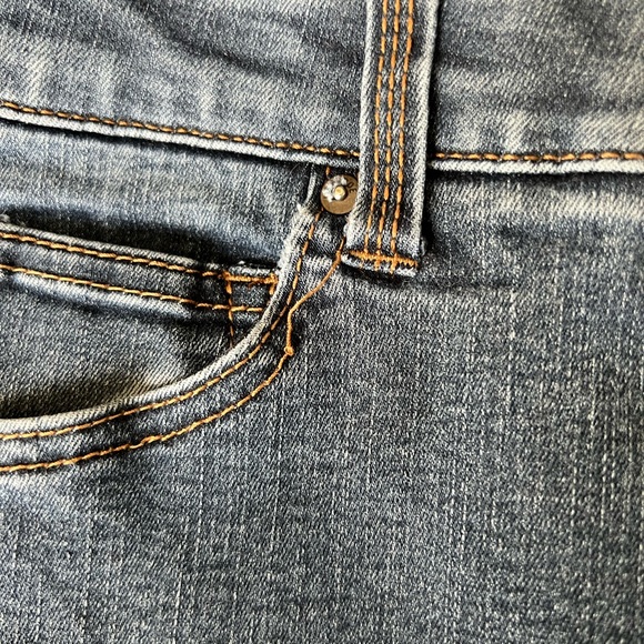 Lularoe Blue Skinny Elastic Waistband Jeans Size 26 - Picture 5 of 5